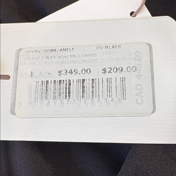 Ted Baker Aneli Cruise Stripe Fit and Flare Dress sz 4 new modern designer - Picture 11 of 16